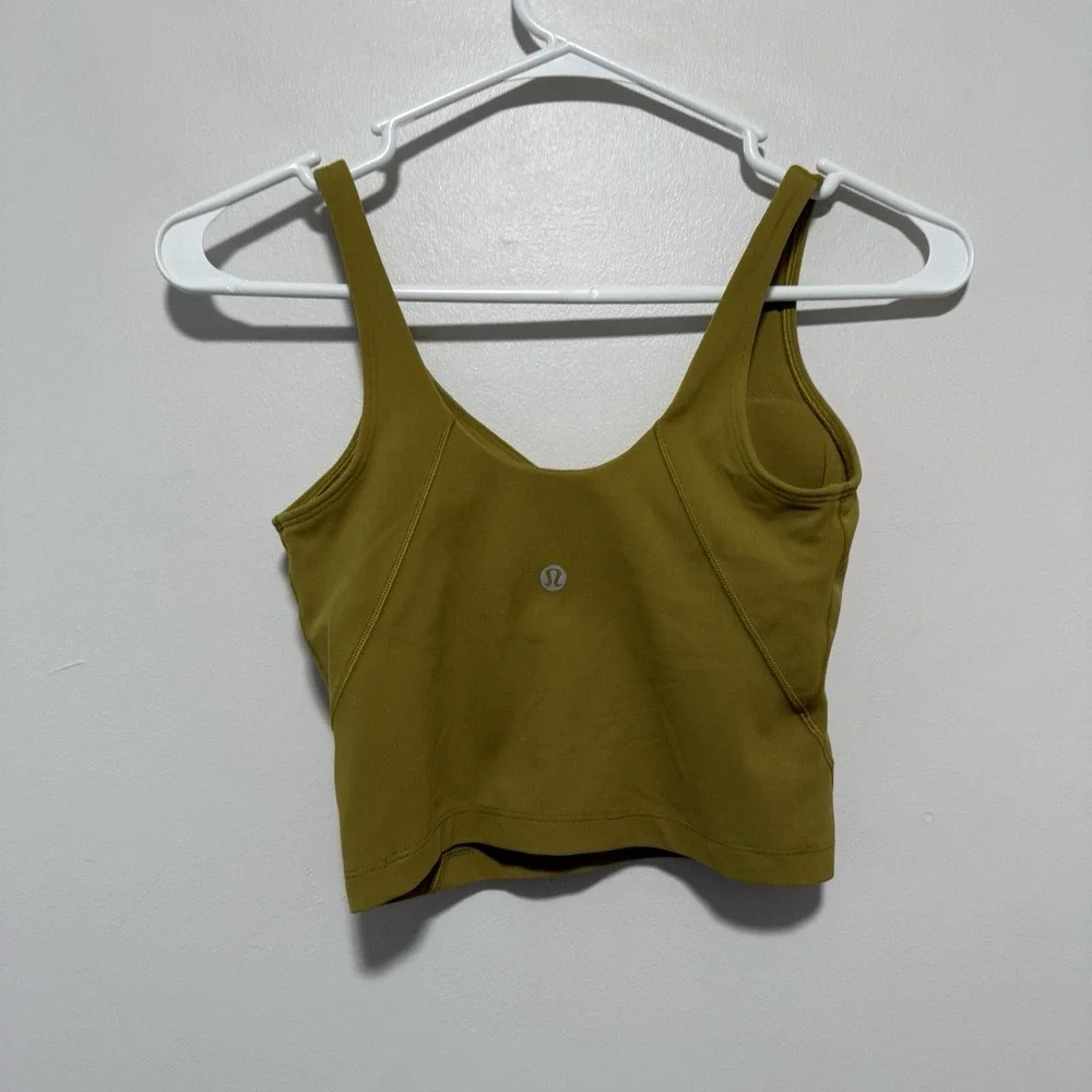 Lululemon Align Nulu Tank Top Auric Gold Size‎ 2